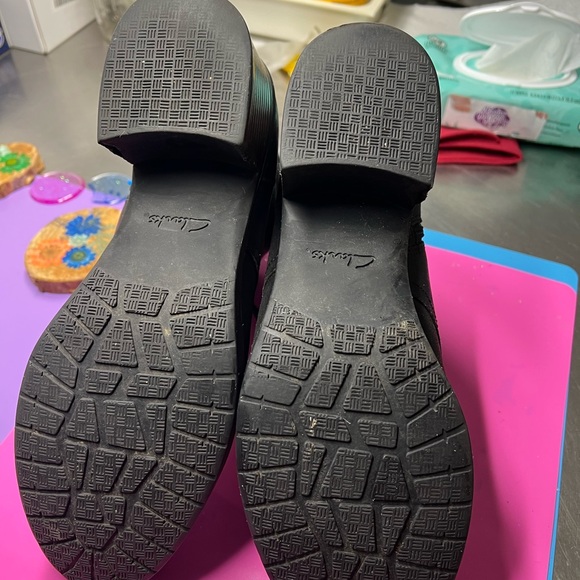 Ultimate Comfort Collection by Clarks black boots zip and lace sz 11M - Picture 10 of 10